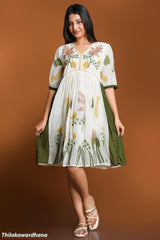 Bloom Haven Embroidered Dress