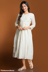 Celeste Embroidered Dress
