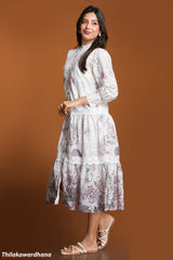 Vintage Garden Grace Midi Dress