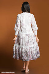 Vintage Garden Grace Midi Dress