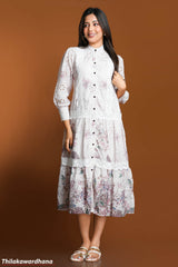 Vintage Garden Grace Midi Dress