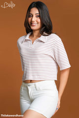 Bella Stripe Printed T Shirt