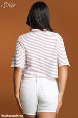 Bella Stripe Printed T Shirt