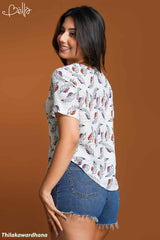 Bella Rustic Petal Knit Top