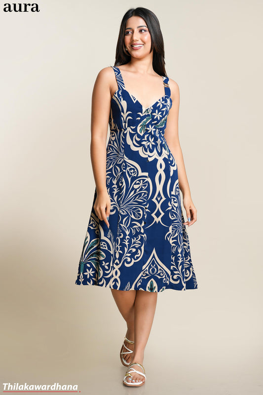 Aura Royal Tide Dress