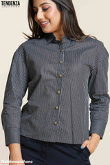 Tendenza Long Sleeve Button Down Shirt