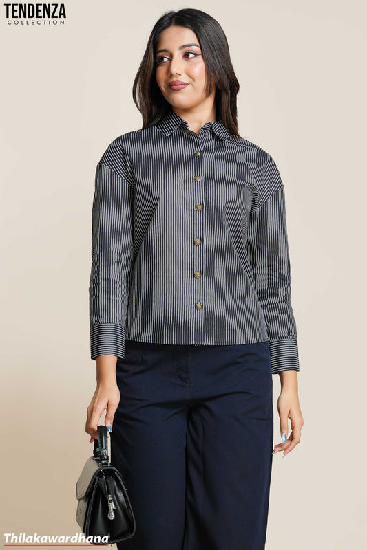 Tendenza Long Sleeve Button Down Shirt