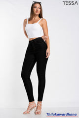 TESSA Midnight Sculpt Skinny Black Jean