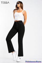 TESSA Midnight Sculpt Boot Cut Black Jean