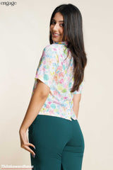 Engage Floral Sketch Top