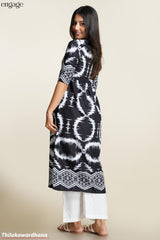 Engage Printed Kurtha Top