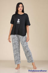 Printed 2pcs Pijama Kit
