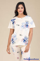 Printed 3pcs Pijama Kit