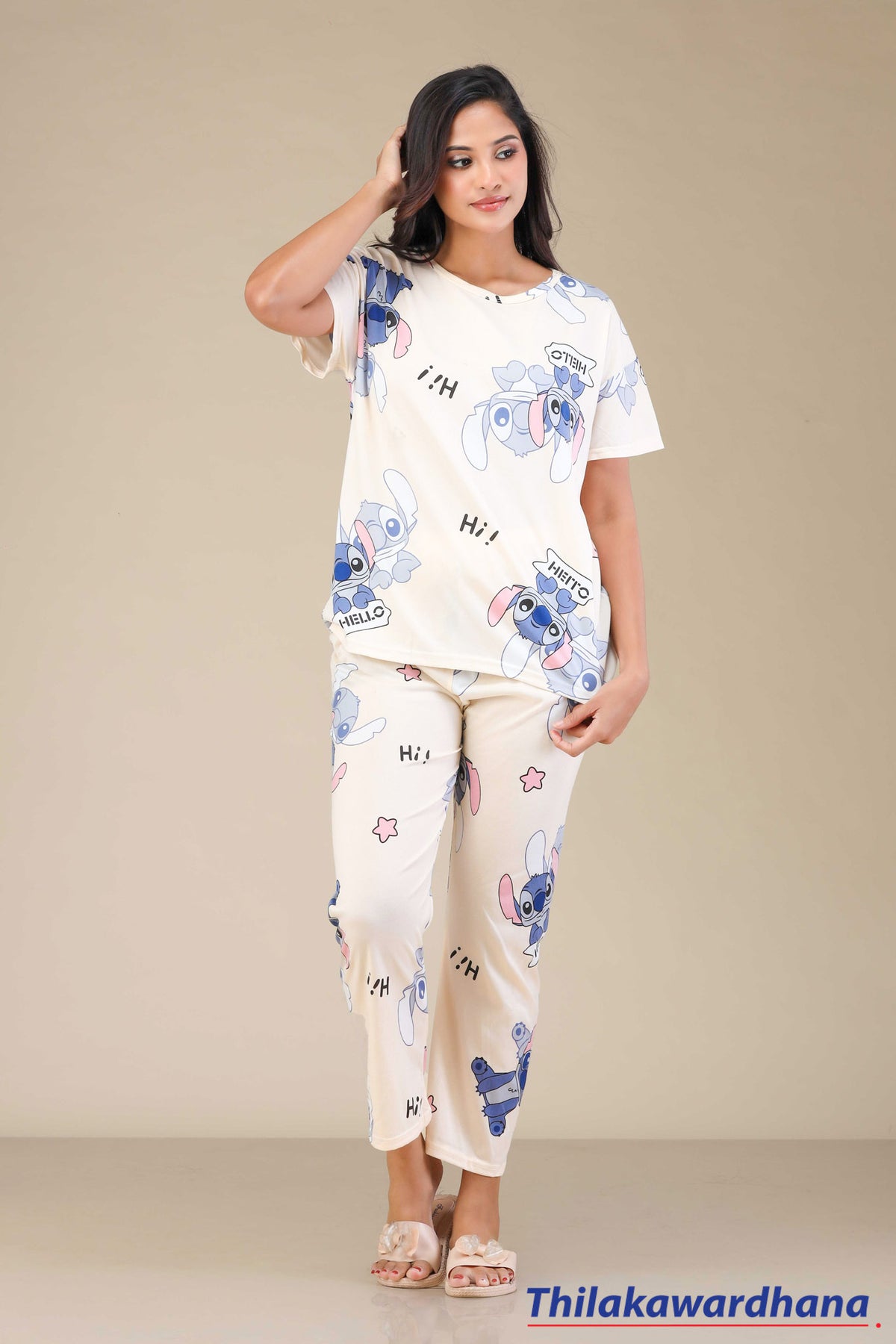 Printed 3pcs Pijama Kit