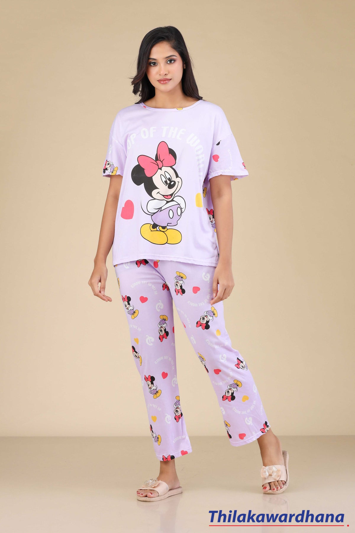 Printed 3pcs Pijama Kit