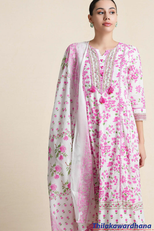 Printed 3Pcs Kurtha Set