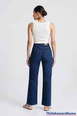 Dark Washed High Rise Jean