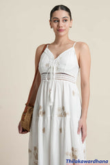 Vintage Bloom Maxi Dress