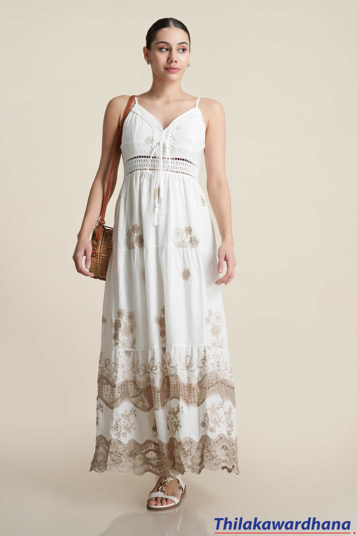 Vintage Bloom Maxi Dress