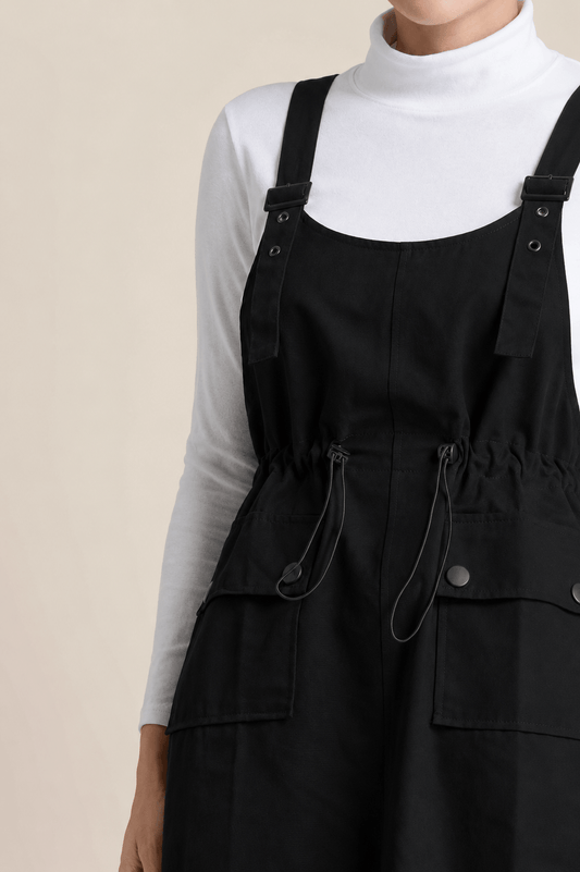 Blush Utility Dungaree Dress