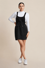Blush Utility Dungaree Dress