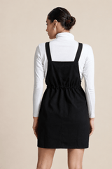 Blush Utility Dungaree Dress