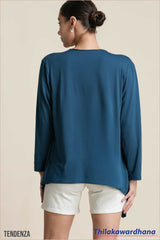 Tendenza Asymmetrical Long Sleeve Cardigan