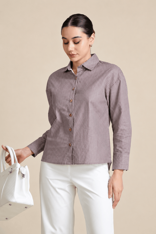 Tendenza Long Sleeve Button Down Shirt