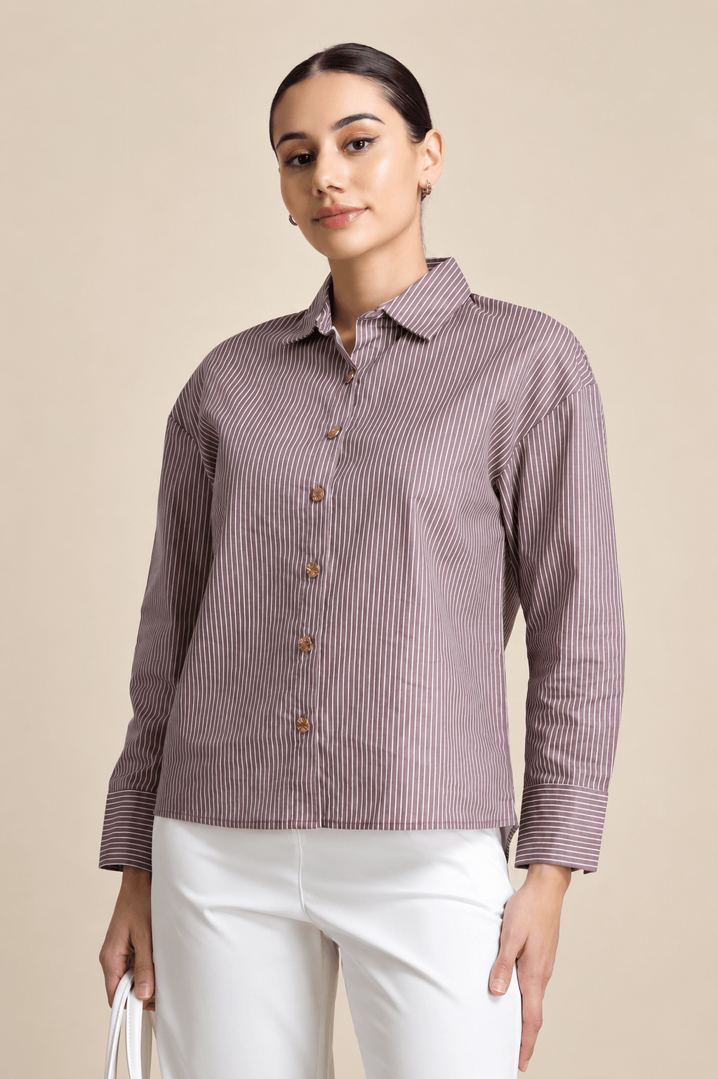 Tendenza Long Sleeve Button Down Shirt