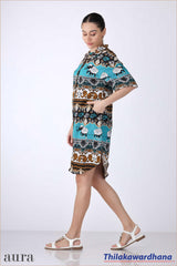 Aura Turquoise Trail Dress