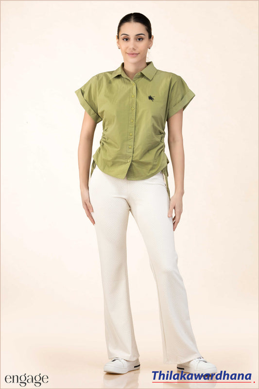 Engage Drawstring Waist Shirt