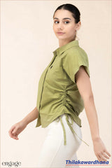 Engage Drawstring Waist Shirt