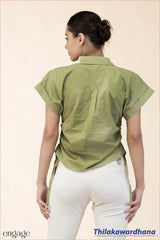Engage Drawstring Waist Shirt