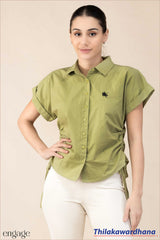 Engage Drawstring Waist Shirt