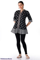 Embroidary Printed Kurtha Top