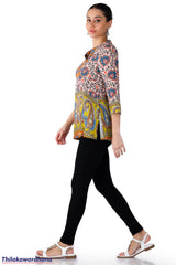 Engage Printed Kurtha Top