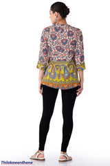 Engage Printed Kurtha Top