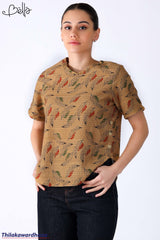 Bella Rustic Petal Knit Top