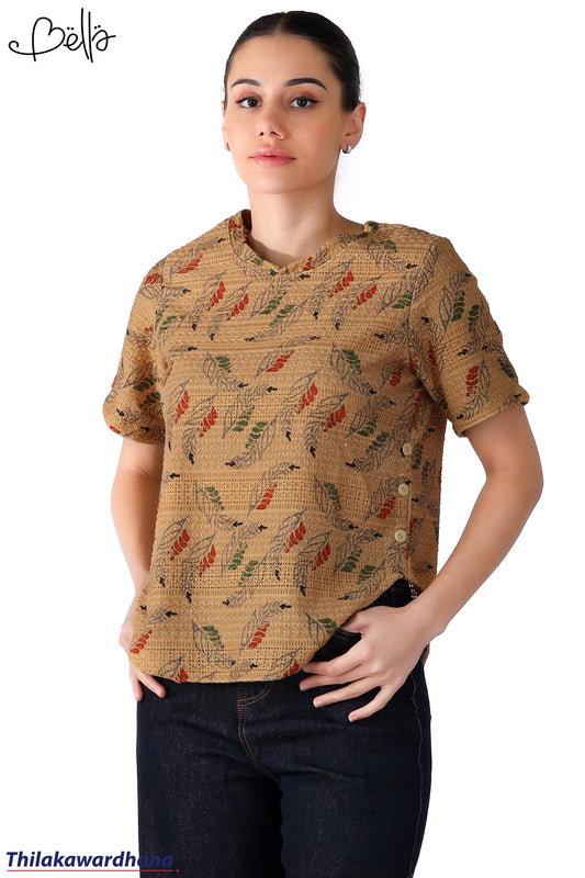 Bella Rustic Petal Knit Top