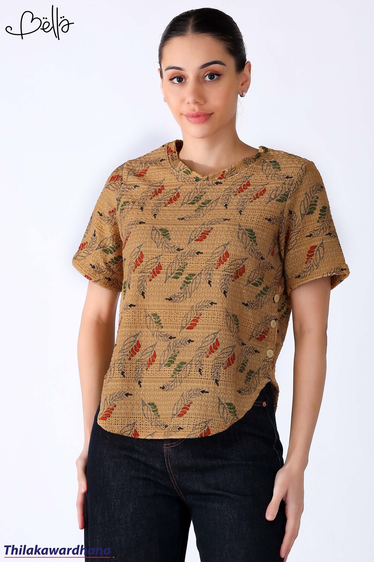 Bella Rustic Petal Knit Top