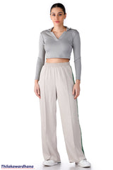 Linear Edge Wide Leg Pant