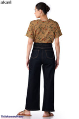 Dark Washed High Rise Jean