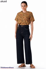 Dark Washed High Rise Jean