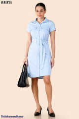 Aura Classic Elegance Shirt Dress