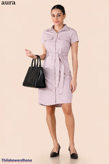 Aura Classic Elegance Shirt Dress