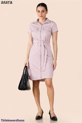Aura Classic Elegance Shirt Dress