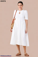 Aura Vintage Ivory Dress