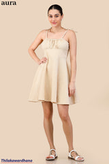 Aura Sandy Check Sundress