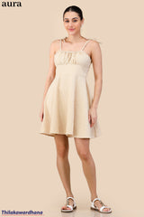 Aura Sandy Check Sundress