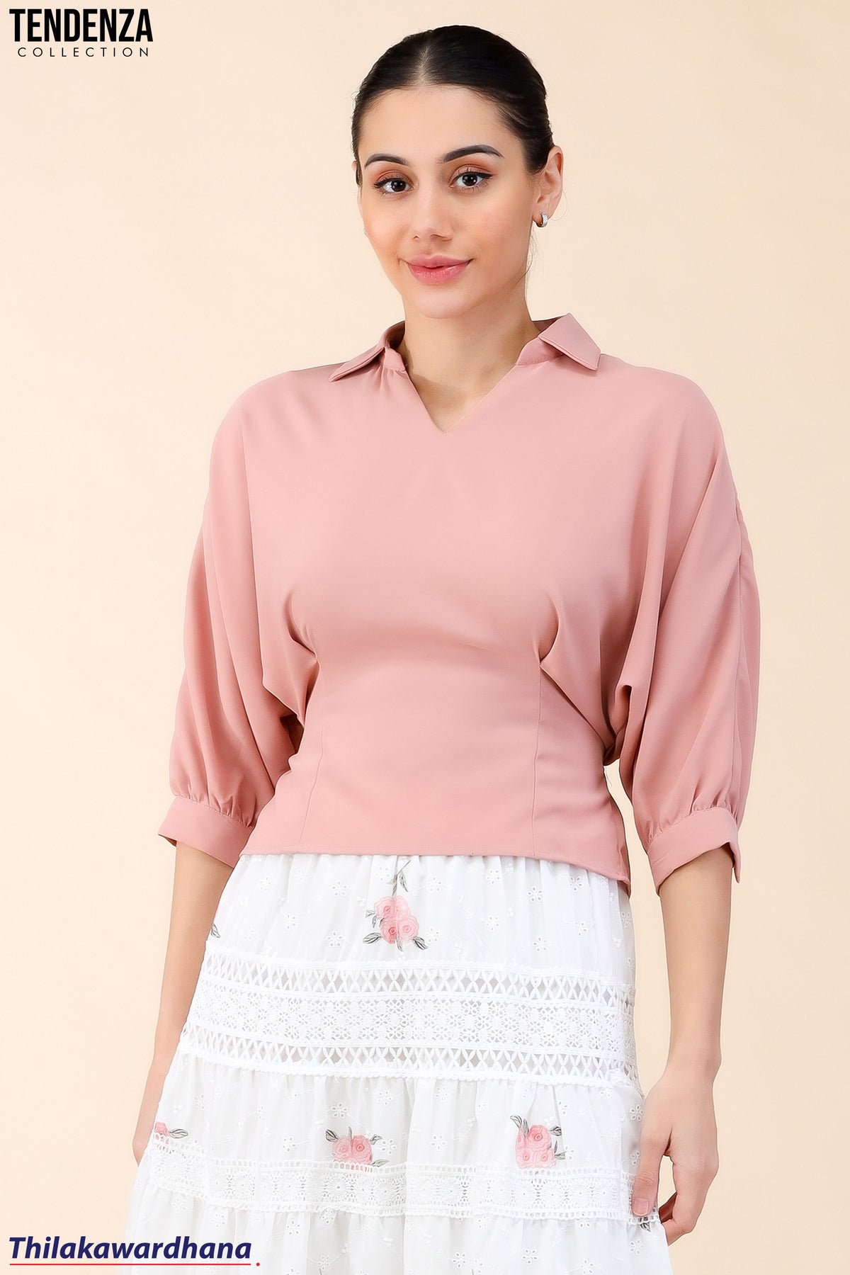 Tendenza Batwing Sleeve Blouse